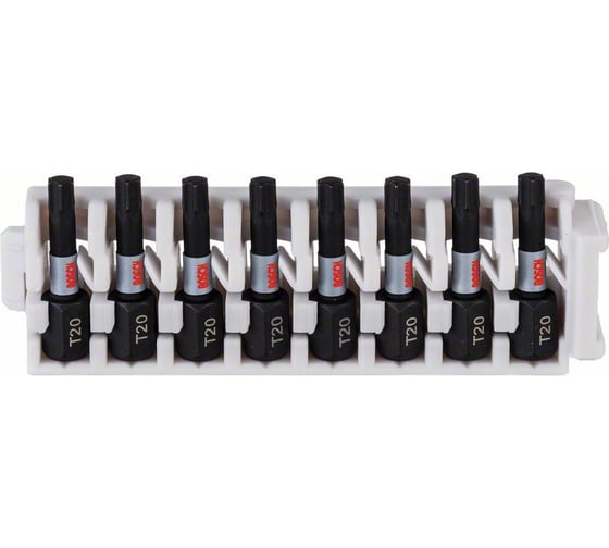 Биты ударные Impact Control (T20; 25 мм; 8 шт.) Bosch 2608522380 1