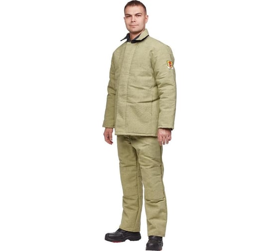 Костюм сварщика КС02ПР брезентовый утепленный кур/бр, р.52-54, рост 182-188 ООО Комус 1021406