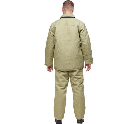 Костюм сварщика КС02ПР брезентовый утепленный кур/бр, р.52-54, рост 182-188 ООО Комус 1021406