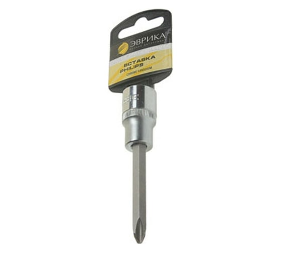 Насадка-вставка с битой Philips (PH3; 1/2"; 100 мм) с держателем ЭВРИКА ER-94503H 1