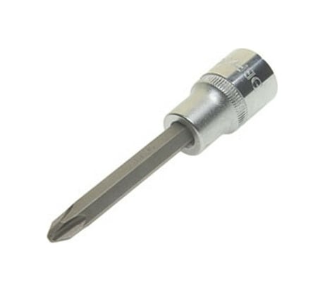 Насадка-вставка с битой Philips (PH4; 1/2"; 100 мм) ЭВРИКА ER-94504