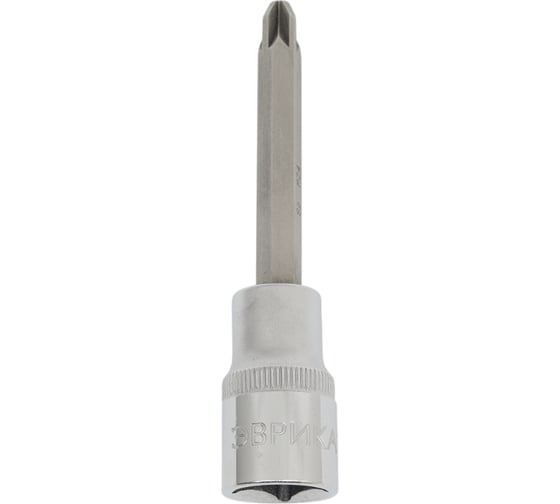 Насадка-вставка с битой Pozidrive (PZ4; 1/2"; 100 мм) ЭВРИКА ER-94704 1