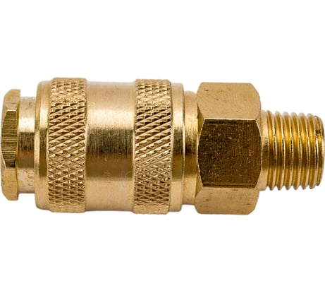 Быстроразъем пневматический Эврика с клапаном с наружной резьбой 1/4 ER-BSE1-2SM 935774