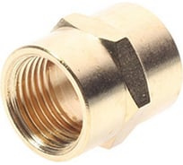 Соединитель резьбовой F1/2"xF1/2" ЭВРИКА ER-FF08/08