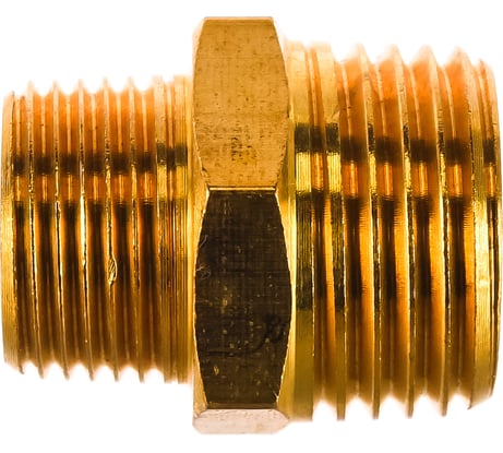 Соединитель резьбовой M1/2"xM3/8" ЭВРИКА ER-MM08/06
