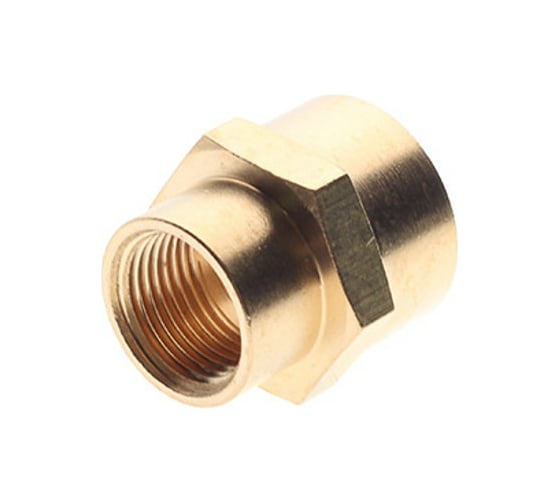 Соединитель резьбовой F1/2"xF3/8" ЭВРИКА ER-FF08/06