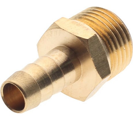 Штуцер пневматический наруж. резьба 1/2- елочка 16мм Эврика ER-MH08/10 935767