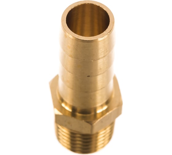 Штуцер пневматический (1/4"M - елочка 10 мм) ЭВРИКА ER-MH04/06