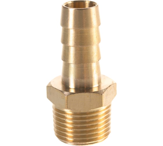 Штуцер пневматический (3/8"M - елочка 10 мм) ЭВРИКА ER-MH06/06