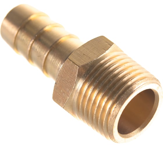 Штуцер пневматический (3/8"M - елочка 10 мм) ЭВРИКА ER-MH06/06