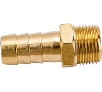 Штуцер пневматический (3/8"M - елочка 12 мм) ЭВРИКА ER-MH06/08