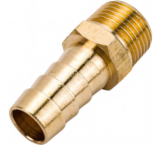 Штуцер пневматический (3/8"M - елочка 12 мм) ЭВРИКА ER-MH06/08