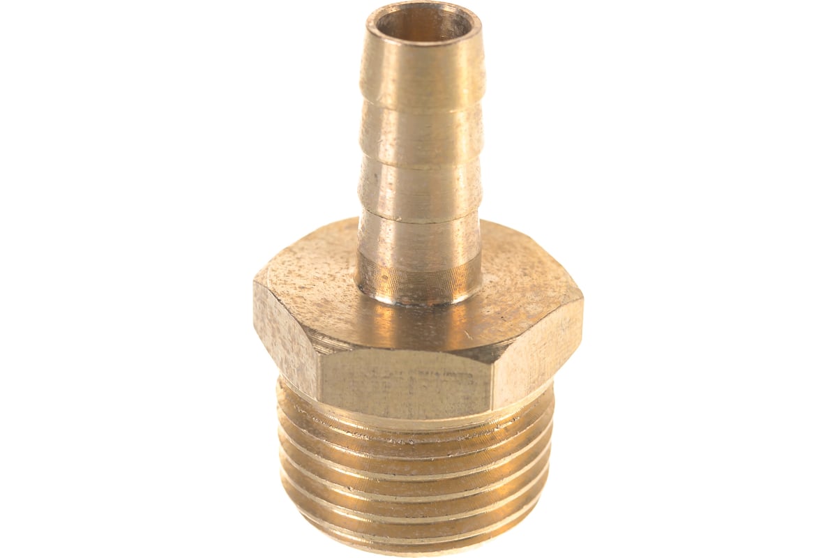 Штуцер пневматический (1/2"M - елочка 8 мм) ЭВРИКА ER-MH08/05 ...