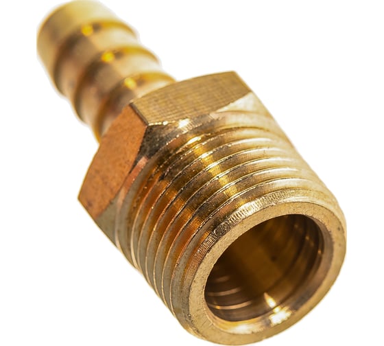 Штуцер пневматический (3/8"M - елочка 8 мм) ЭВРИКА ER-MH06/05