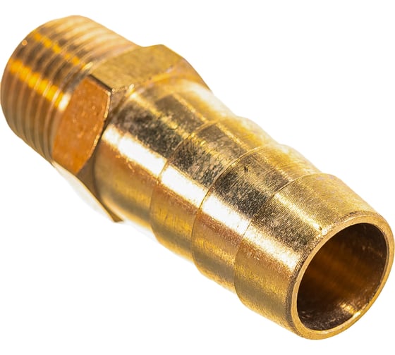 Штуцер пневматический (1/4"M - елочка 12 мм) ЭВРИКА ER-MH04/08