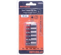 Набор бит TORX 6 шт., 30 мм АвтоDело 40636 12285