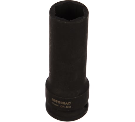 Головка 1 шт. ударная 17 мм, DR1/2, L-85 мм для поврежденного крепежа АвтоDело 40570 15768