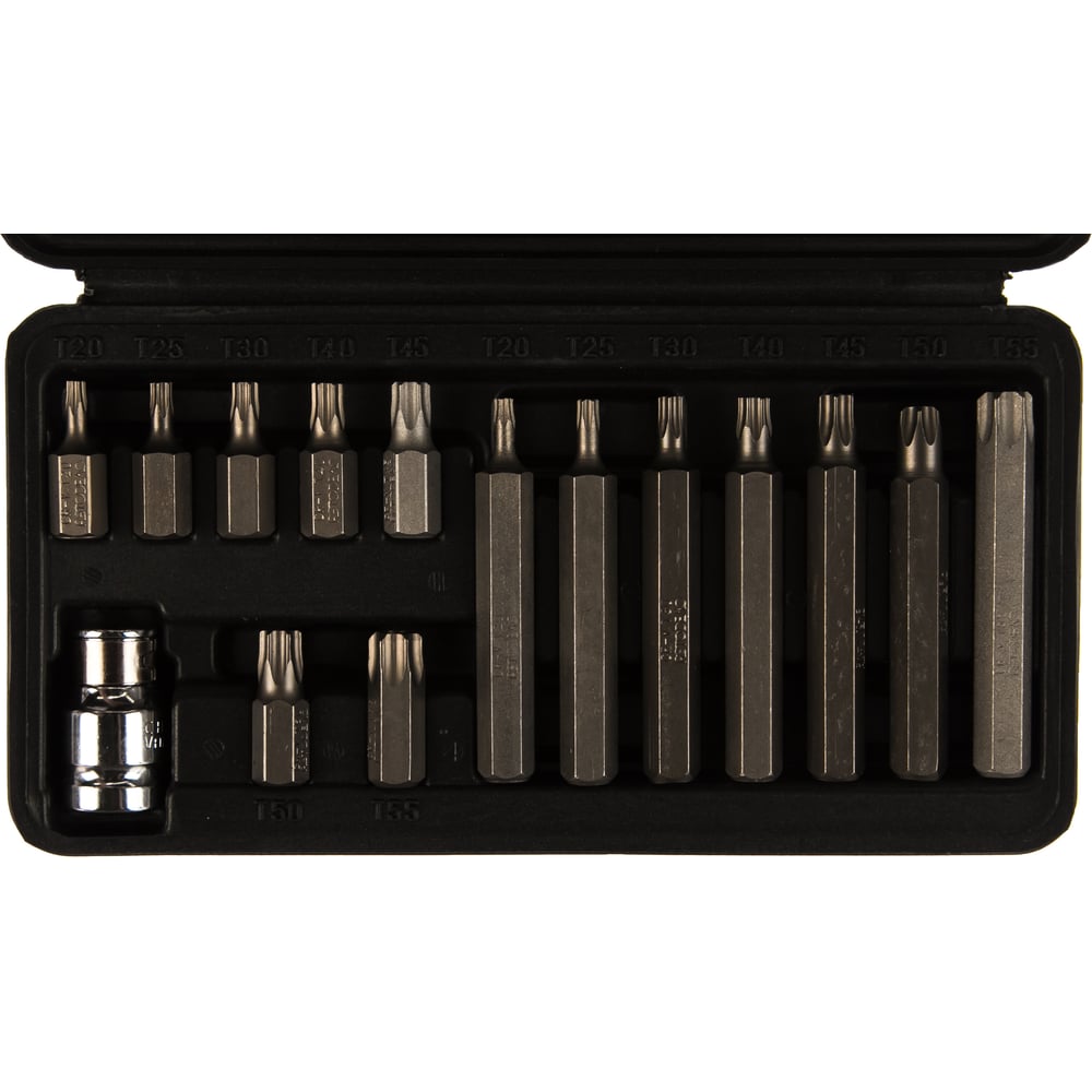 Набор бит TORX с отверстием 15 шт. TORX с отверстием АвтоDело 40644 ...