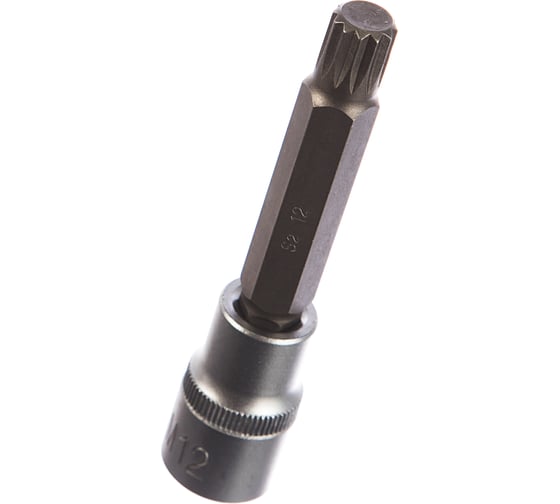 Головка со вставкой SPLINE M12, 1/2", L=100 мм Professional АвтоDело 39202 10319