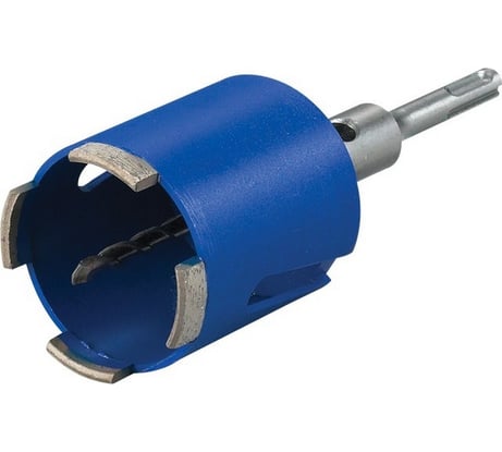 Коронка алмазная безударная по бетону СТК-064 55 мм, SDS-plus Strong стк-06400055