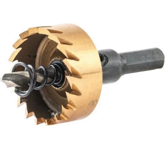Коронка по металлу цилиндрическая СТК-058 GOLD 65 мм, HSS Strong стк-05800065 1