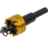 Коронка по металлу цилиндрическая СТК-058 GOLD 21 мм, HSS Strong стк-05800021