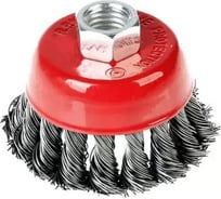 Щетка крацовка СТМ-502 150 мм, жесткий крученый ворс, для УШМ Strong стм-50200150