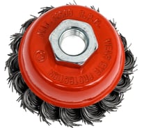 Щетка крацовка СТМ-502 65 мм, жесткий крученый ворс, для УШМ Strong стм-50200065