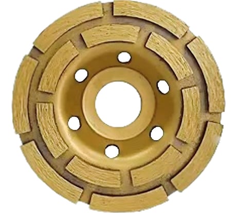 Алмазная чашка по бетону СТД-189 SEGMENT 100 мм, желтая Strong стд-18900100