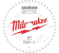 Диск пильный по дереву (216x30x2.4 мм; 48Z) для торцовочной пилы Milwaukee 4932471316