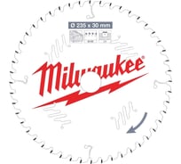 Диск пильный по дереву (235x30x2.4 мм; 48Z) для циркулярной пилы Milwaukee 4932471307