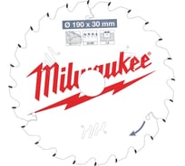 Диск пильный по дереву (190x30x1.6 мм; 24Z) для циркулярной пилы Milwaukee 4932471300
