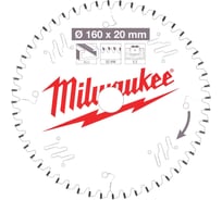 Диск пильный по дереву (160x20x2.2 мм; 52Z) для циркулярной пилы Milwaukee 4932471292