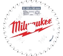 Диск пильный по дереву (190x30x1.6 мм; 36Z) для циркулярной пилы Milwaukee 4932471301