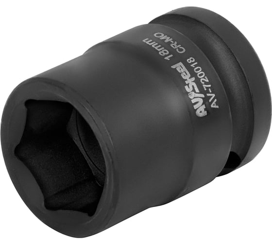 Головка ударная шестигранная (18 мм; 1/2DR) AV Steel AV-720018