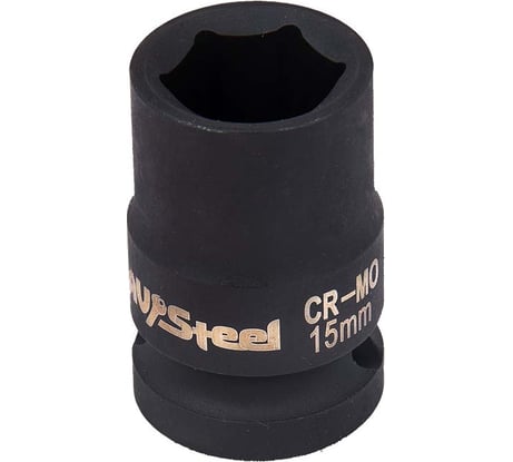 Головка ударная шестигранная (15 мм; 1/2DR) AV Steel AV-720015