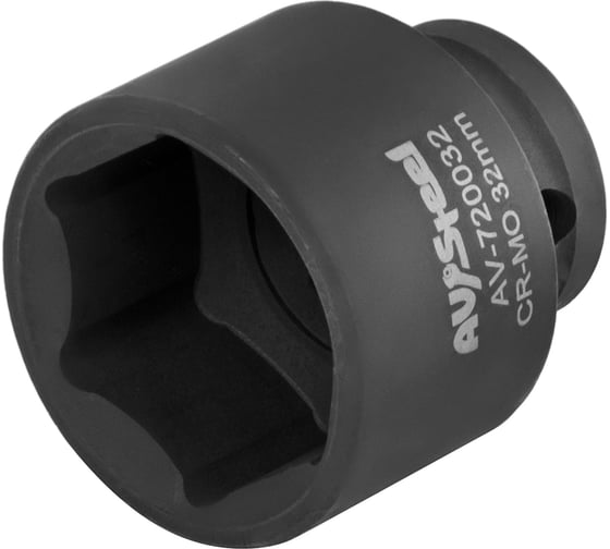 Головка ударная шестигранная (32 мм; 1/2DR) AV Steel AV-720032