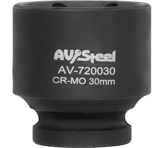 Головка ударная шестигранная (30 мм; 1/2DR) AV Steel AV-720030