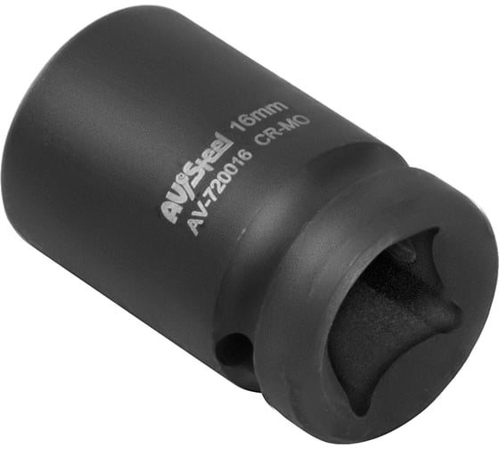 Головка ударная шестигранная (16 мм; 1/2DR) AV Steel AV-720016