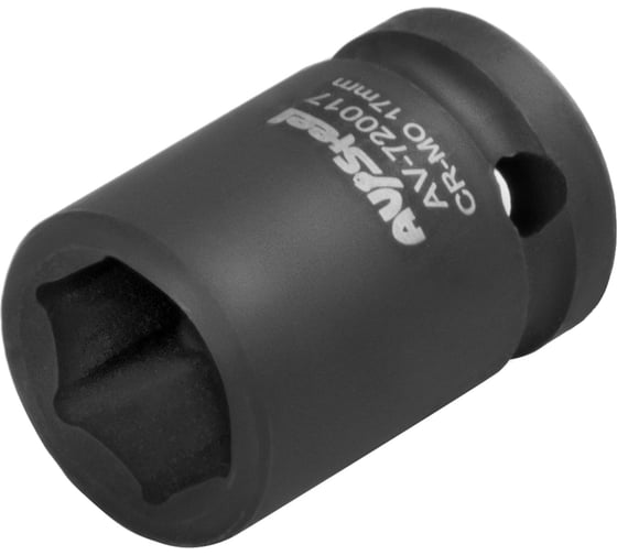 Головка ударная шестигранная (17 мм; 1/2DR) AV Steel AV-720017