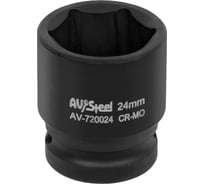 Головка ударная шестигранная (24 мм; 1/2DR) AV Steel AV-720024
