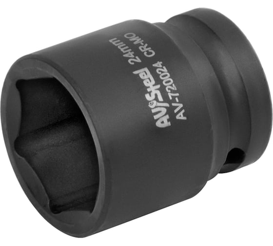 Головка ударная шестигранная (24 мм; 1/2DR) AV Steel AV-720024
