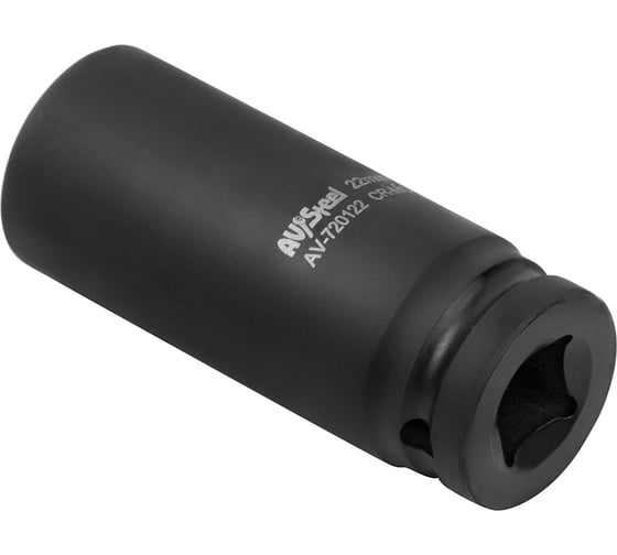 Головка ударная шестигранная удлиненная (22 мм; 1/2DR) AV Steel AV-720122