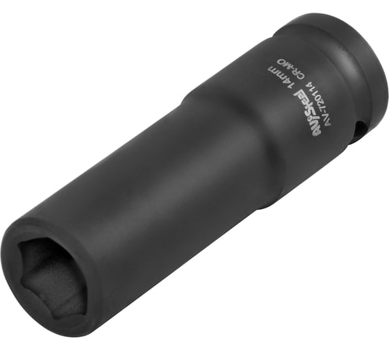 Головка ударная шестигранная удлиненная (14 мм; 1/2DR) AV Steel AV-720114