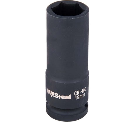 Головка ударная шестигранная удлиненная (19 мм; 1/2DR) AV Steel AV-720119