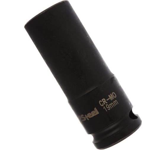 Головка ударная шестигранная удлиненная (19 мм; 1/2DR) AV Steel AV-720119