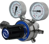 Регулятор давления балонный двухступенчатый RPA2C от 0 до 1.5 бар, вход W21.8x1/14", выход елочка под шланг 6-9 мм A-Flow RPA2CP-CB-1.5-W-HOS