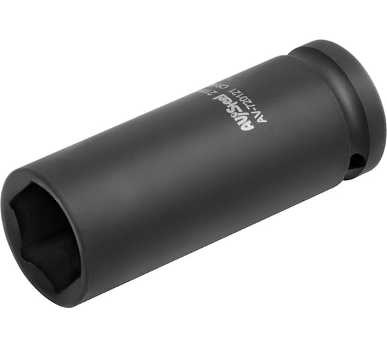Головка ударная шестигранная удлиненная (21 мм; 1/2DR) AV Steel AV-720121
