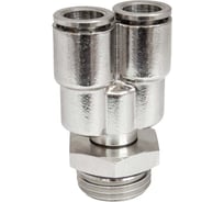 Фитинг цанга Y-обр., поворотный Cn-Y-1/2M-10 для полиуретана и пластиковых трубок PI TOOLS Арт. 4843