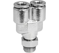 Фитинг цанга Y-обр., поворотный Cn-Y-1/8M-6 для полиуретана и пластиковых трубок PI TOOLS Арт. 4706